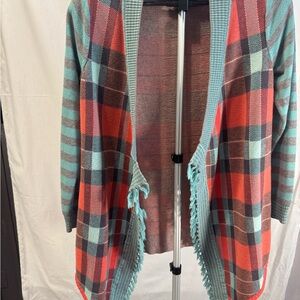Matilda Jane Multicolor Plaid Cardigan
